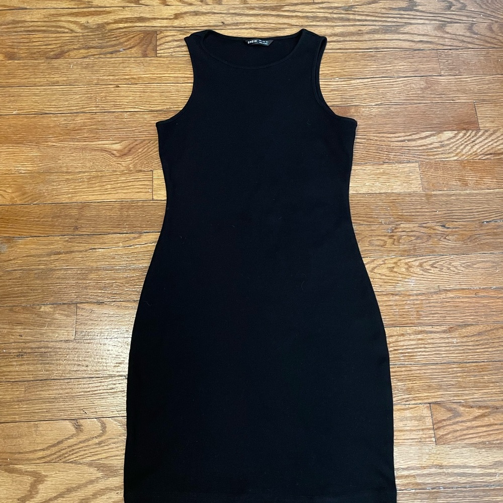 Shein Black Sleeveless Dress